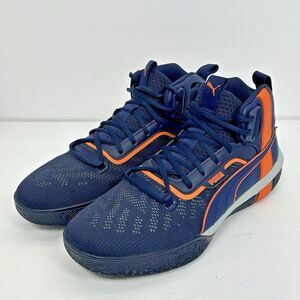 Puma Legacy MM Men's 11.5 Navy Blue Basketball Shoes 194048-02 Athletic Sports